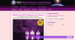 Desktop Screenshot of meditationen.paoweb.org