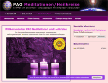 Tablet Screenshot of meditationen.paoweb.org